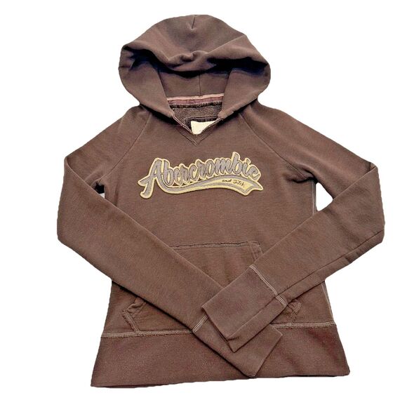 Abercrombie & Fitch Authentic Vintage Pullover Sweatshirt Hoodie Women’s Medium - Picture 1 of 10